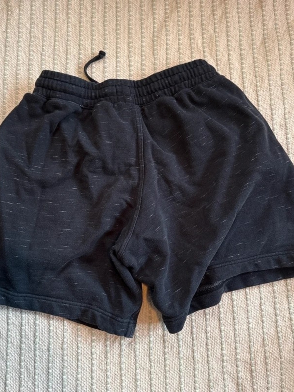 Women's Black Dark Grey H&M Shorts Pockets Strings
